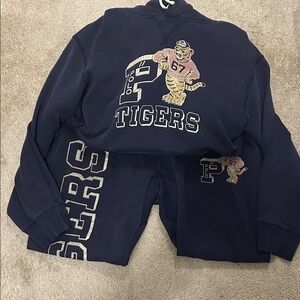 Polo by Ralph Lauren Navy Sweatshirt with Tiger Graphic
